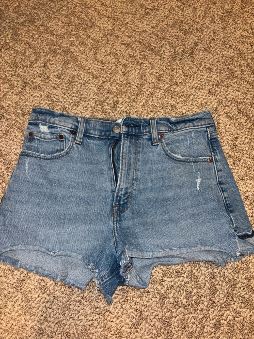 Abercrombie & Fitch Mom High Rise Shorts